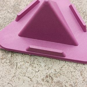 Mobile Stand(pyramid)shaped Of Pink Colour