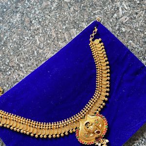 South Indian Necklace- One Gram Gold