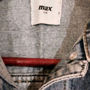 Max branded denim jacket and top