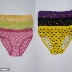 Pack Of 6 Combo Stylish Panty 🩱