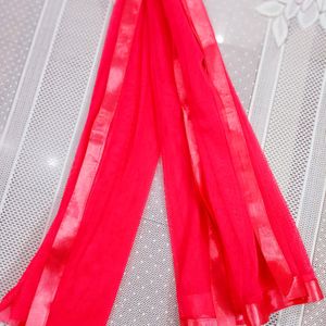 Pretty Hot Pink Net Dupatta