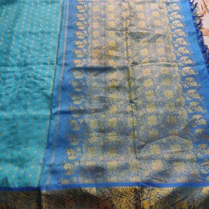 Blue Silk Saree