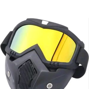 RIDING FACE SHIELD, MASK, BIKE GOGGLES DETACHABLE