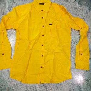 Diesel Mens Shirt XL Size Yellow Color Shirts