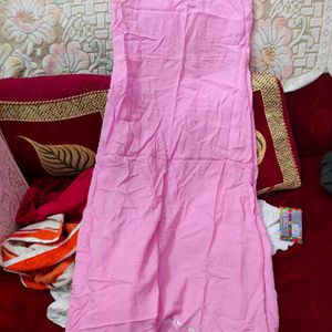 Pink Jacket Kurti Set