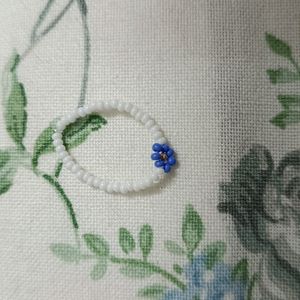 Ocean Floral Beaded Ring