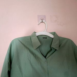 Women Shirt Pastel Green