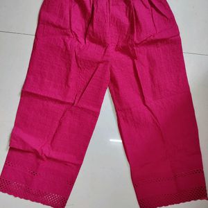 New Pink Chicken COTTON Plazo