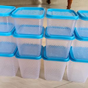 Plastic Storage Jar and Container  Square Containe