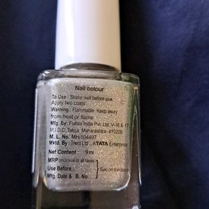 Zudio Silver Colour Nail Paint