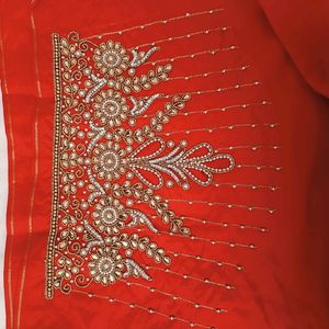 Heavy Guttapusalu Maggam Work Blouse Piece