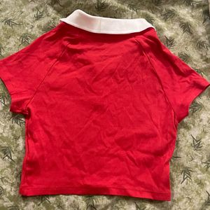 Red Crop Top