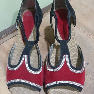 Heel Sandal Velwet