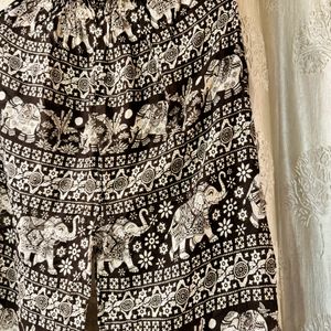 Trendy Printed Brand New Brown Palazzo Pant