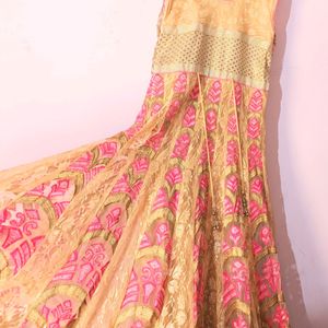 Gold - Pink Gown Festive/Wedding