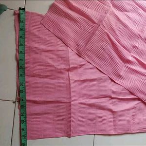 New Pink Crimped Unstitched Cloth Peace