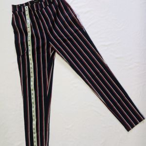 Blue Trouser With Red And White Strips Waist 26