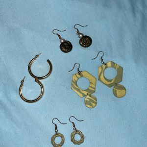 4 Combo Earrings/Studs