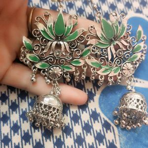 Green Beautiful Jhumki😍👌