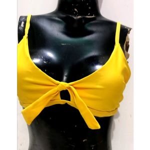 Stylish Yellow Bra For women's