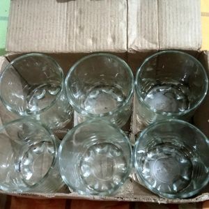 Glass Tumbler Set 6 Pcs