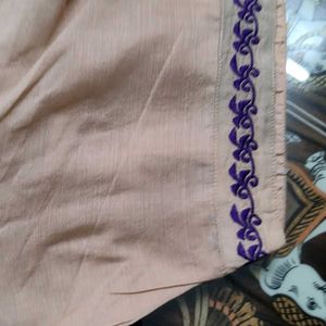 Embroidered Kurta In Silk