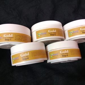 Organic Combo Of 5 Gold Skin Care Kit