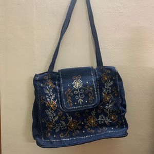 Denim Blue Tote Bag