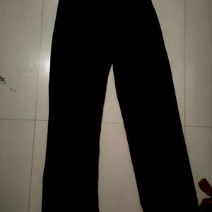 Black Straight Denim Jeans For Women