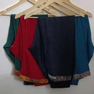 Multicolored Anarkali Kurti Set