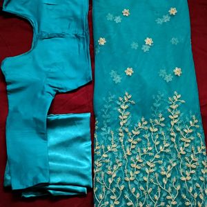 Heavy Embroided Saree