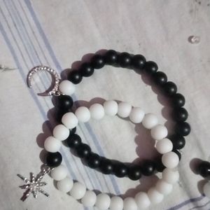 Moon &star Pair Couple Bracelate