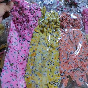 58 Dozen Scarf Hair Scrunchies