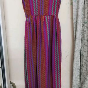 Georgette Maxi Dress With Lining