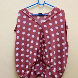 Max Polka Dot Top - Size L, Perfect condition