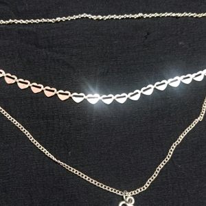 Combo Of Silver Neckchains