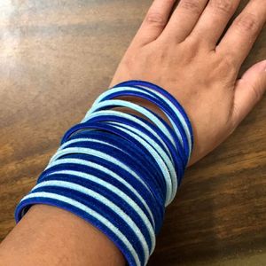 Mix Match Blue bangles