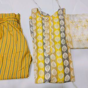 Yellow Mustard Suit Set