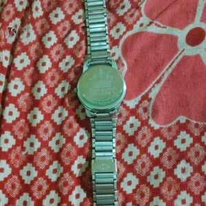 LIMESTONE Day and Date Functioning Steel Strap30Ne