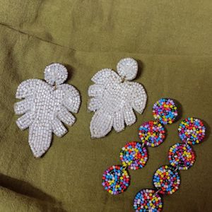 Handmade Combo Of Earrings