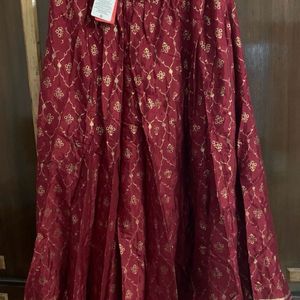 Flared Long Skirt New With Tag