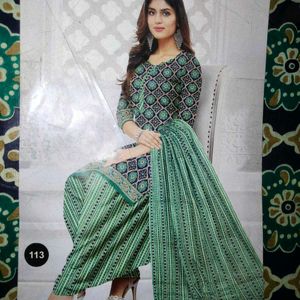 Mayur Pure Cotton Printed Dress