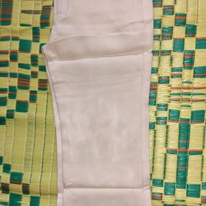 Mukul Cotton Pant With Light Golden Colour