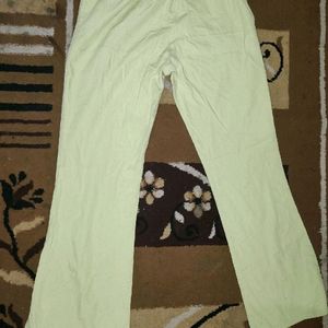 Pista Green Flared Pant