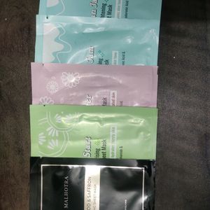 Pack Of 5 Popxo & MM SHEET MASK