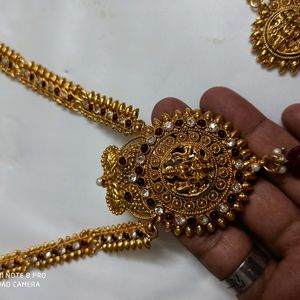 Gold Bridal JewellerySet,Hair Accessories Of17pcs