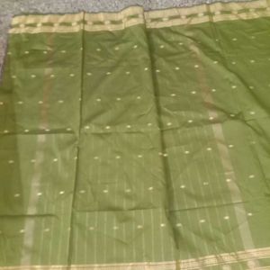 Olive Green Saree