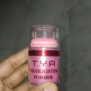 Pink Shimmery Highlighter Powder