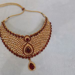 Bridal Jewel Set With Quality AD Stones