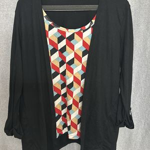 Max Open Front Shrug Top